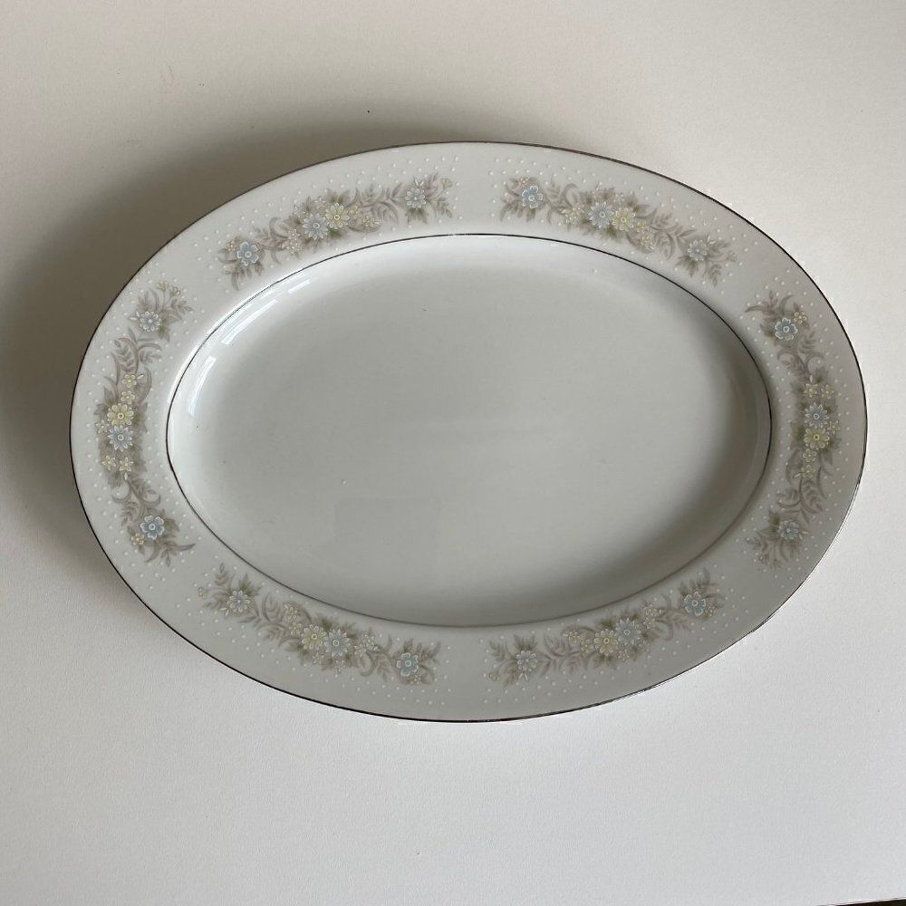 Ambiance Platter La Petit Fleur Fine China Oval